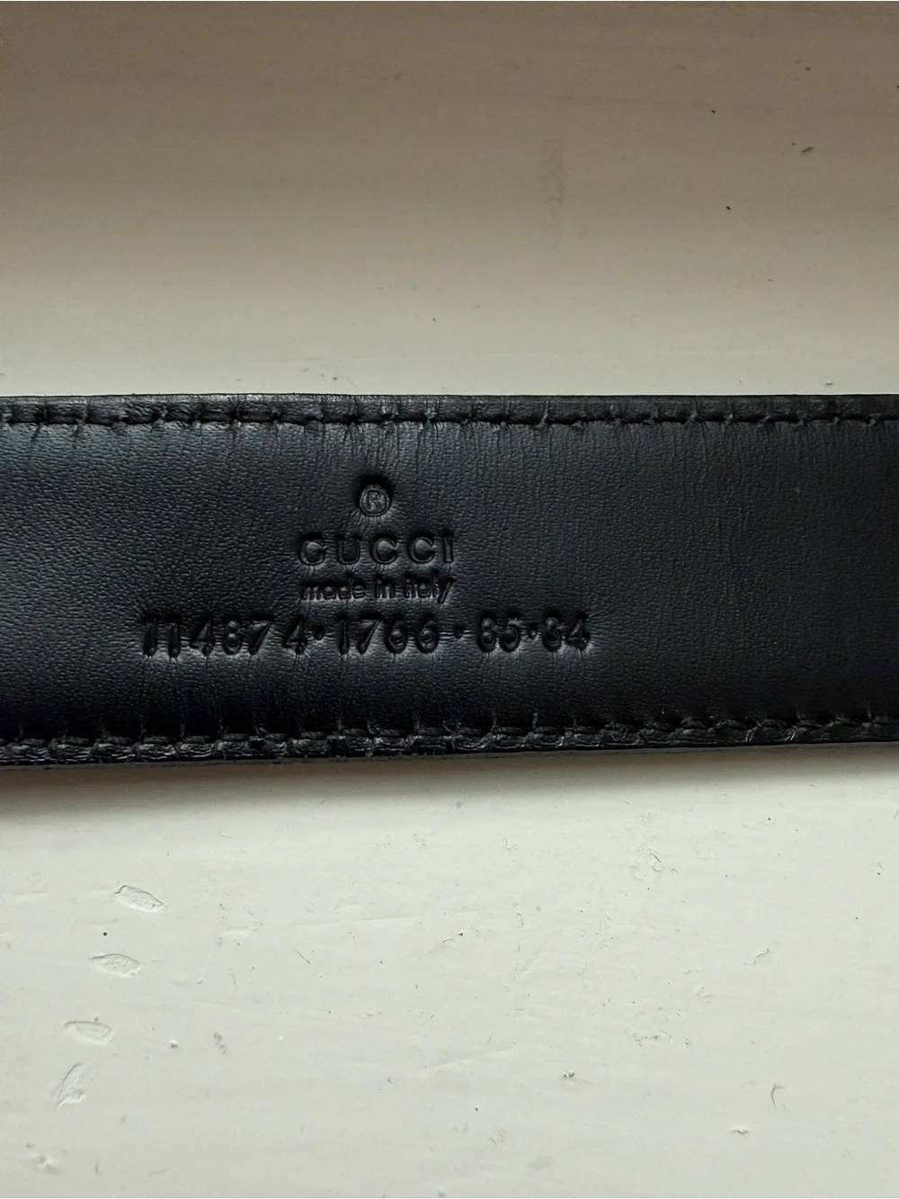 Gucci - 2006 Black Leather Belt with Silver Logo Buckle